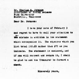 Letter from Charles Dollard...