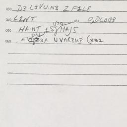 Eastern questionnaire, answ...