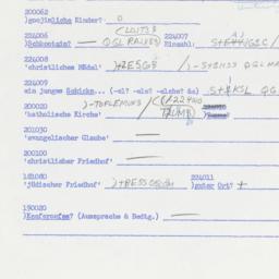 Western questionnaire, answ...