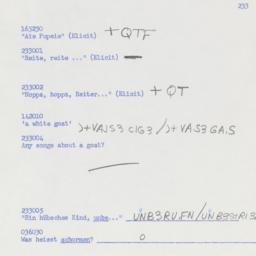 Western questionnaire, answ...