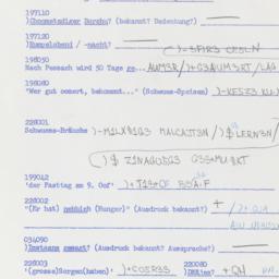 Western questionnaire, answ...