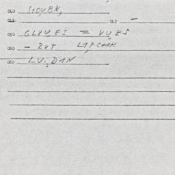Eastern questionnaire, answ...