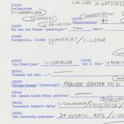 Western questionnaire, answ...