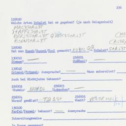 Western questionnaire, answ...