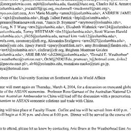 Announcements, 2004-03-04. ...