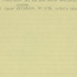 Western questionnaire, answ...