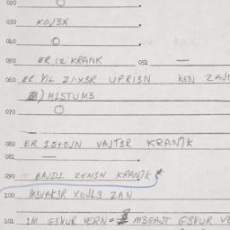 Eastern questionnaire, answ...