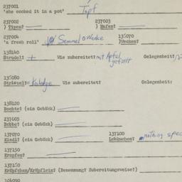 Western questionnaire, answ...