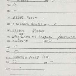 Eastern questionnaire, answ...