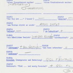 Western questionnaire, answ...
