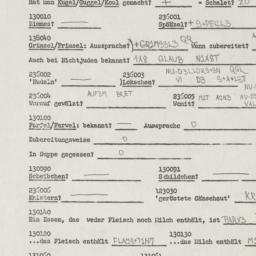 Western questionnaire, answ...