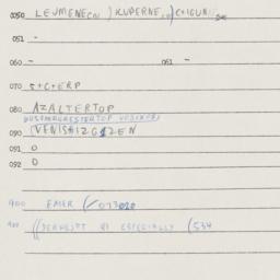 Eastern questionnaire, answ...