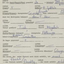 Western questionnaire, answ...