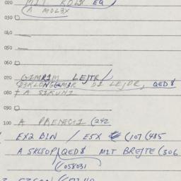 Eastern questionnaire, answ...