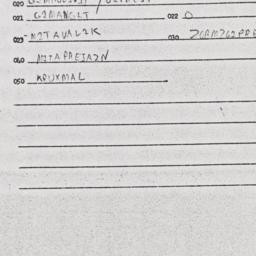 Eastern questionnaire, answ...