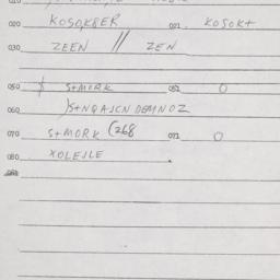 Eastern questionnaire, answ...