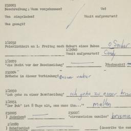 Western questionnaire, answ...