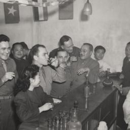 Chinese And Americans At Bar