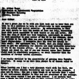 Letter from Samuel A. Stouf...