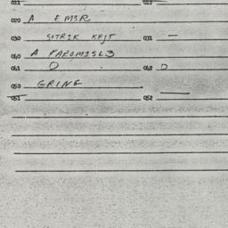 Eastern questionnaire, answ...