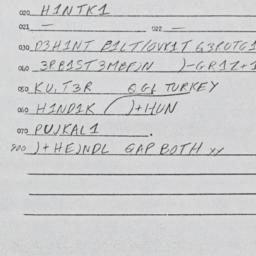 Eastern questionnaire, answ...