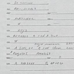 Eastern questionnaire, answ...