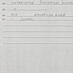 Eastern questionnaire, answ...