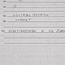 Eastern questionnaire, answ...