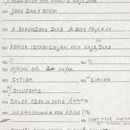 Eastern questionnaire, answ...