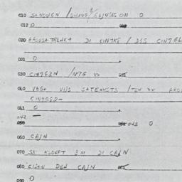 Eastern questionnaire, answ...