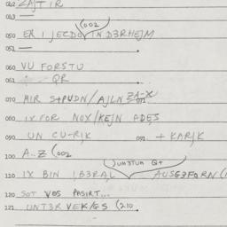 Eastern questionnaire, answ...