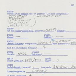 Western questionnaire, answ...