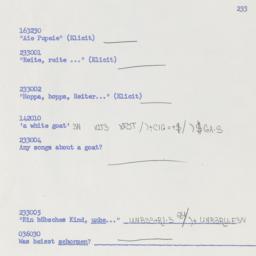 Western questionnaire, answ...