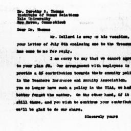 Letter from John M. Russell...