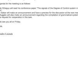 Announcements, 2012-11-02. ...
