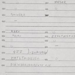 Eastern questionnaire, answ...