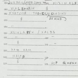 Eastern questionnaire, answ...