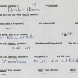 Western questionnaire, answ...
