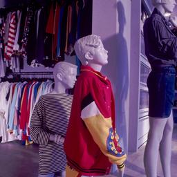 Interior view, showroom wit...