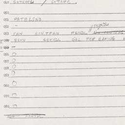 Eastern questionnaire, answ...
