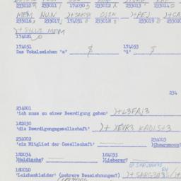 Western questionnaire, answ...