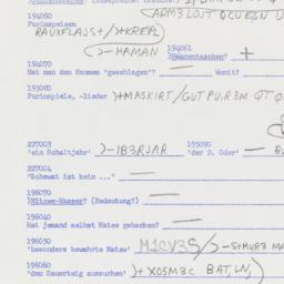 Western questionnaire, answ...