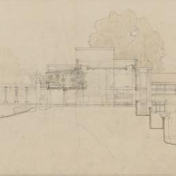 Exterior elevation, section...