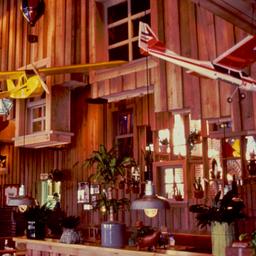 Interior view, dining area.