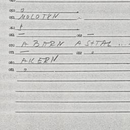 Eastern questionnaire, answ...