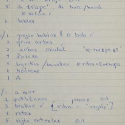 Eastern questionnaire, blue...