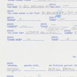 Western questionnaire, answ...