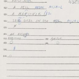 Eastern questionnaire, answ...