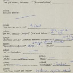 Western questionnaire, answ...