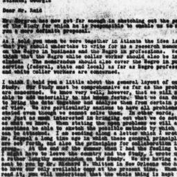 Letter from Gunnar Myrdal t...